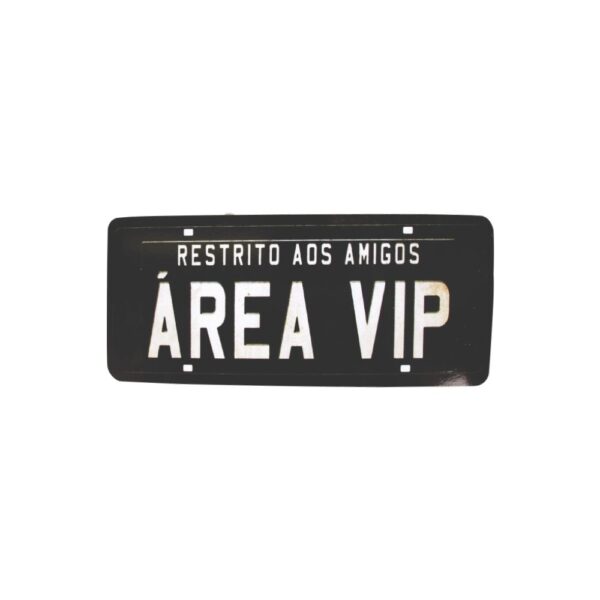Placa Carro 30x14