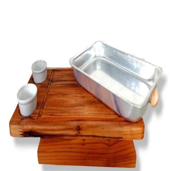 Tabua Gaveta Com Porta Molho Mini Teca
