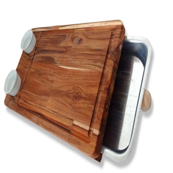 Tabua Gaveta Com Porta Molho Mini Teca