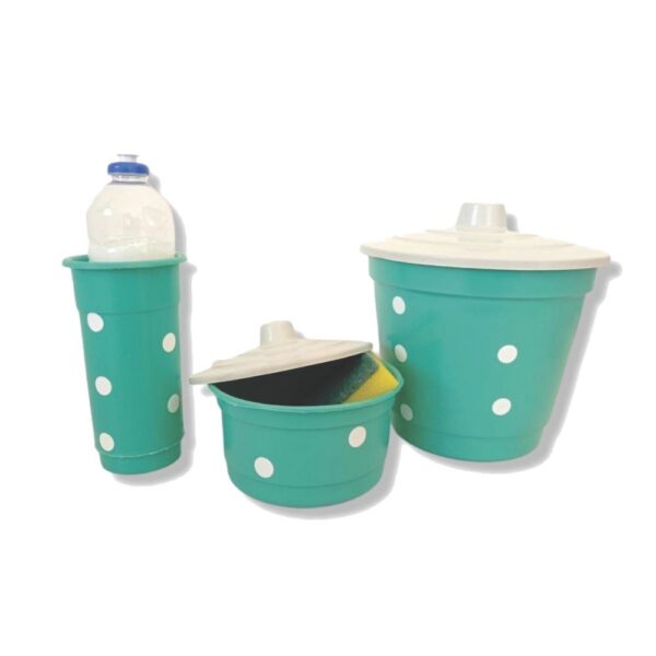 Super Kit Para Limpeza Plastico Poá